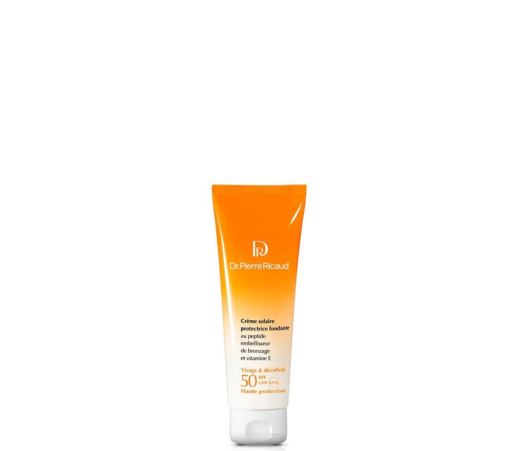 Crème solaire protectrice fondante SPF 50 - format voyage - Dr Pierre Ricaud
