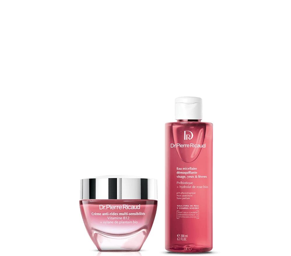 Duo peaux sensibles crème et eau micellaire - Dr Pierre Ricaud