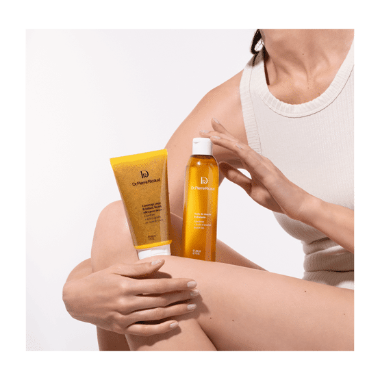 Gommage corps aux micro-grains