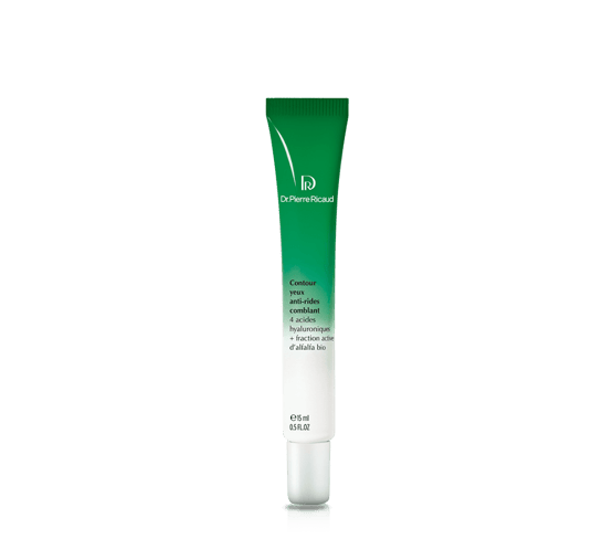 Aufpolsternde Anti-Falten-Augenkonturpflege, 4 Hyaluronsäuren + aktive Bio-Alfalfa-Fraktion