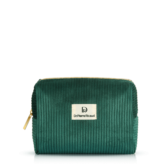 Trousse velours verte