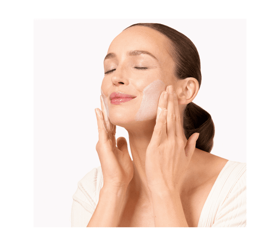 Crème nettoyante micellaire visage texture