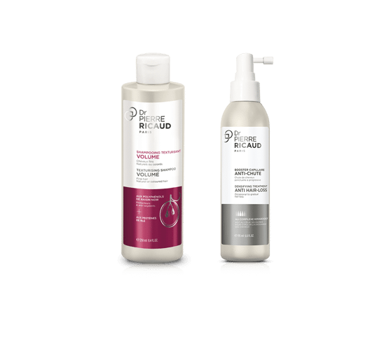 Routine cheveux texture et volume