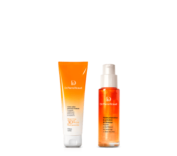 Duo crème solaire SPF30 & sérum pré-bronzage