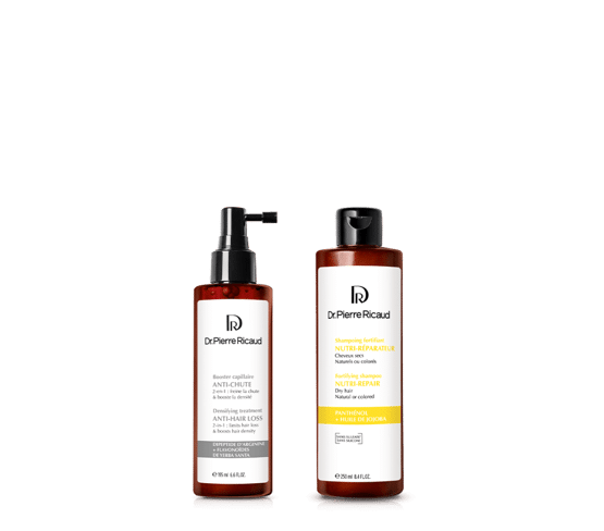 Duo soins anti-chute et nutrition cheveux