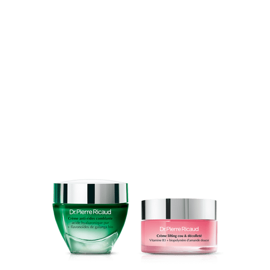 Duo crèmes anti-rides visage & cou