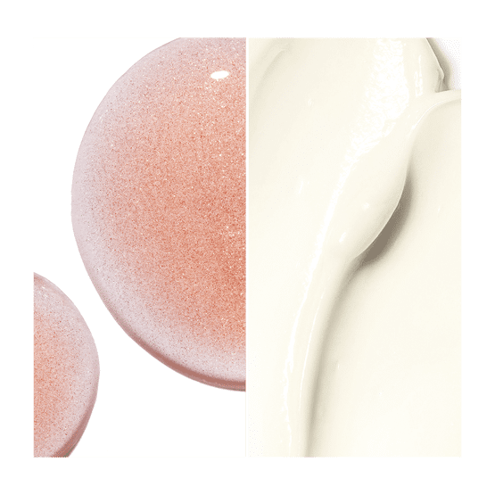 Duo crème anti-rides SPF30 et sérum pré-bronzage pot ouvert