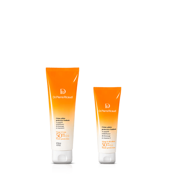 Duo crèmes solaires SPF50 visage/corps & décolleté