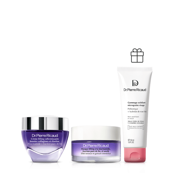 Routine jour peau exfoliée, liftée