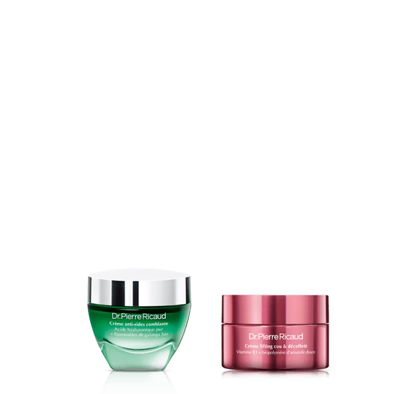 Duo crèmes anti-rides visage & cou