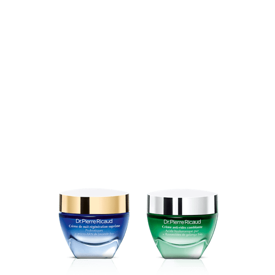 Duo crèmes jour & nuit anti-rides et régénération 