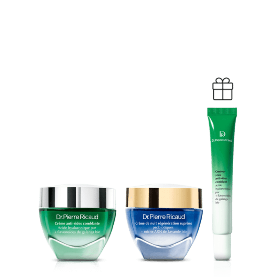 Routine jour-nuit peau lissée, régénérée