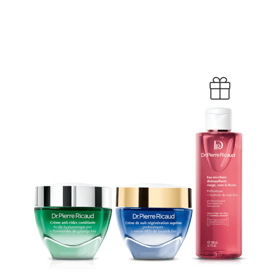 Routine jour-nuit peau nette, lissée, régénérée