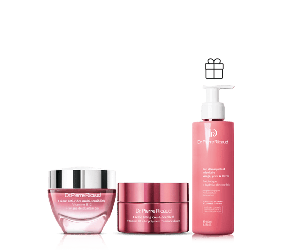 Routine anti-rides multi-sensibilités visage & décolleté