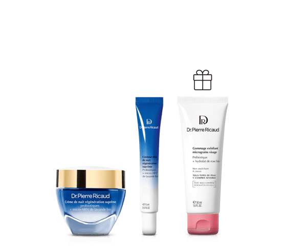 Routine nuit peau exfoliée, régénérée