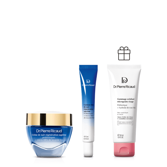 Routine nuit peau exfoliée, régénérée