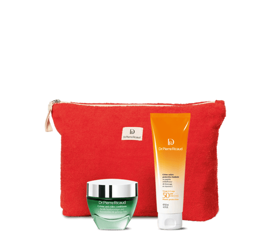Trousse d\'été routine solaire jour