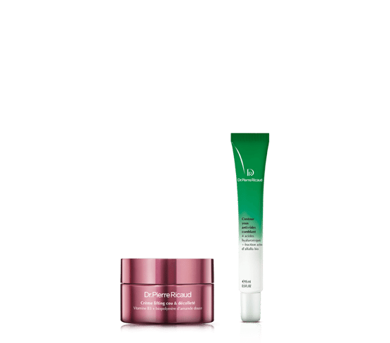 Duo aus Lifting-Creme für Hals & Anti-Falten-Augencreme
